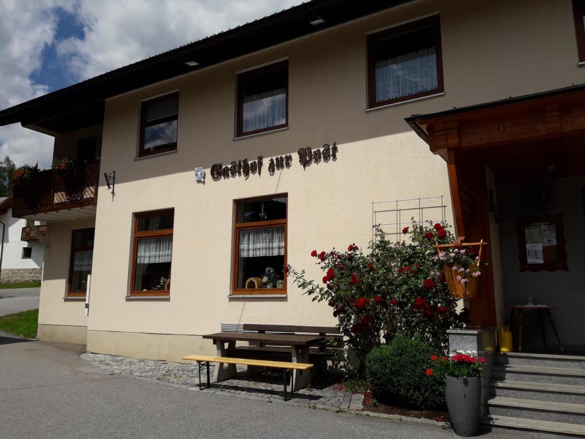 Gasthof - Pension Zur Post Achslach Exterior photo